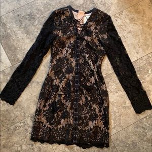 NWOT The Jetset Diaries x Free People Black Dress